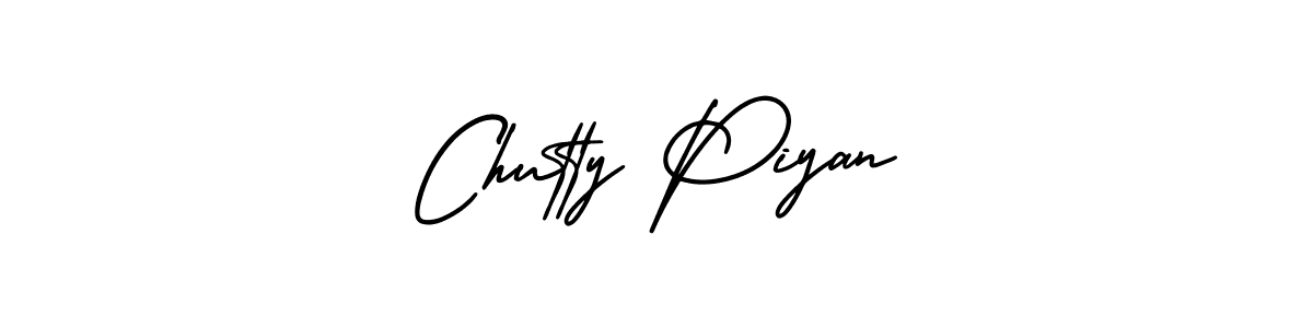 Also You can easily find your signature by using the search form. We will create Chutty Piyan name handwritten signature images for you free of cost using AmerikaSignatureDemo-Regular sign style. Chutty Piyan signature style 3 images and pictures png