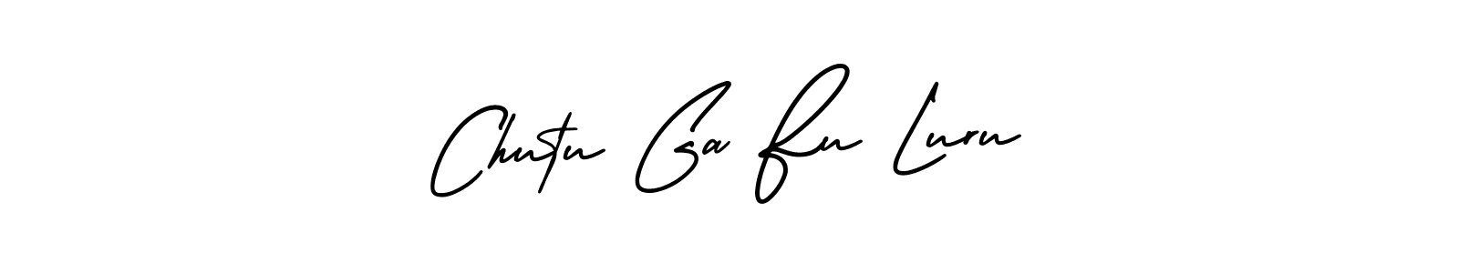 Make a beautiful signature design for name Chutu Ga Fu Luru. With this signature (AmerikaSignatureDemo-Regular) style, you can create a handwritten signature for free. Chutu Ga Fu Luru signature style 3 images and pictures png