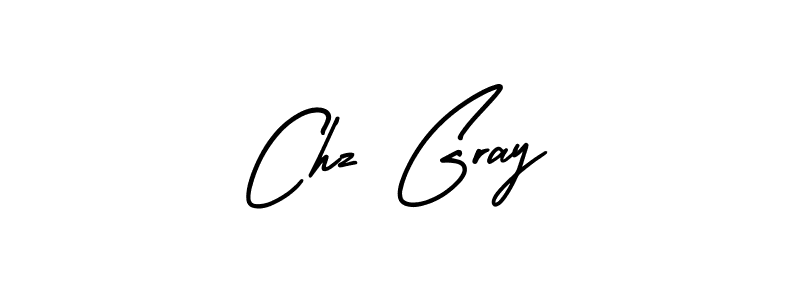 if you are searching for the best signature style for your name Chz Gray. so please give up your signature search. here we have designed multiple signature styles  using AmerikaSignatureDemo-Regular. Chz Gray signature style 3 images and pictures png