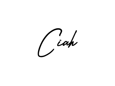 How to Draw Ciah signature style? AmerikaSignatureDemo-Regular is a latest design signature styles for name Ciah. Ciah signature style 3 images and pictures png