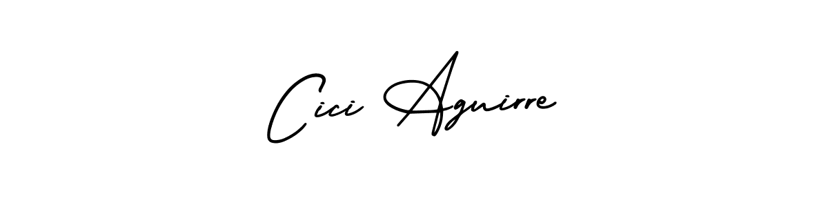 It looks lik you need a new signature style for name Cici Aguirre. Design unique handwritten (AmerikaSignatureDemo-Regular) signature with our free signature maker in just a few clicks. Cici Aguirre signature style 3 images and pictures png