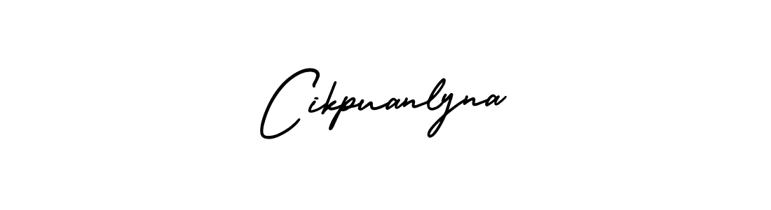 Similarly AmerikaSignatureDemo-Regular is the best handwritten signature design. Signature creator online .You can use it as an online autograph creator for name Cikpuanlyna. Cikpuanlyna signature style 3 images and pictures png