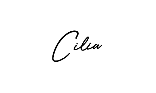 Make a beautiful signature design for name Cilia. With this signature (AmerikaSignatureDemo-Regular) style, you can create a handwritten signature for free. Cilia signature style 3 images and pictures png