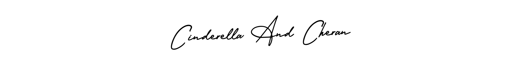 Make a beautiful signature design for name Cinderella And Cheran. Use this online signature maker to create a handwritten signature for free. Cinderella And Cheran signature style 3 images and pictures png