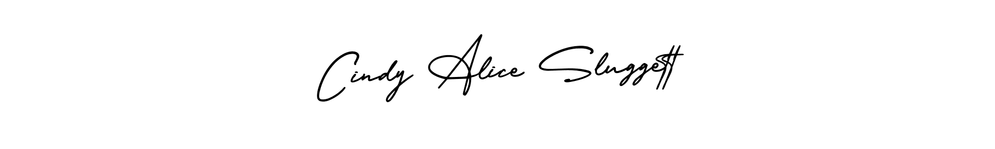 How to Draw Cindy Alice Sluggett signature style? AmerikaSignatureDemo-Regular is a latest design signature styles for name Cindy Alice Sluggett. Cindy Alice Sluggett signature style 3 images and pictures png