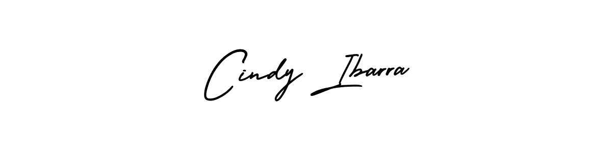 How to make Cindy Ibarra name signature. Use AmerikaSignatureDemo-Regular style for creating short signs online. This is the latest handwritten sign. Cindy Ibarra signature style 3 images and pictures png