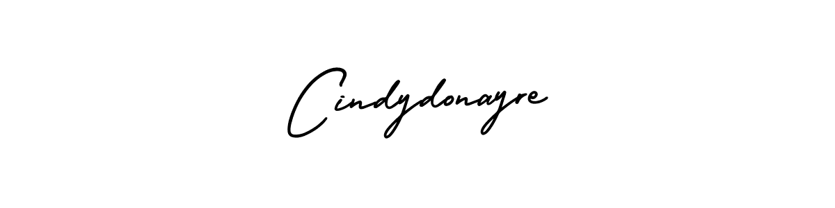 The best way (AmerikaSignatureDemo-Regular) to make a short signature is to pick only two or three words in your name. The name Cindydonayre include a total of six letters. For converting this name. Cindydonayre signature style 3 images and pictures png