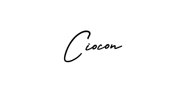 Make a beautiful signature design for name Ciocon. With this signature (AmerikaSignatureDemo-Regular) style, you can create a handwritten signature for free. Ciocon signature style 3 images and pictures png