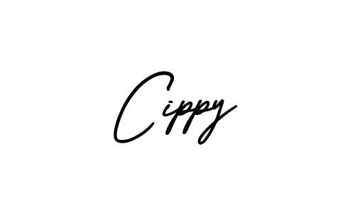 Cippy stylish signature style. Best Handwritten Sign (AmerikaSignatureDemo-Regular) for my name. Handwritten Signature Collection Ideas for my name Cippy. Cippy signature style 3 images and pictures png