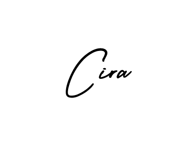 Make a beautiful signature design for name Cira. With this signature (AmerikaSignatureDemo-Regular) style, you can create a handwritten signature for free. Cira signature style 3 images and pictures png