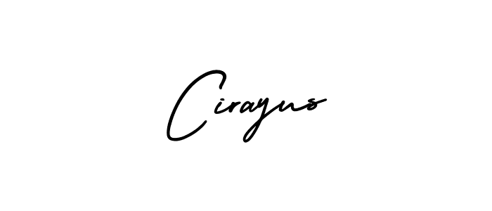 if you are searching for the best signature style for your name Cirayus. so please give up your signature search. here we have designed multiple signature styles  using AmerikaSignatureDemo-Regular. Cirayus signature style 3 images and pictures png