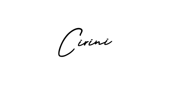 Create a beautiful signature design for name Cirini. With this signature (AmerikaSignatureDemo-Regular) fonts, you can make a handwritten signature for free. Cirini signature style 3 images and pictures png