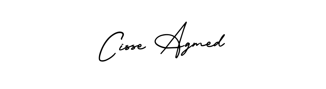 How to make Cisse Agmed signature? AmerikaSignatureDemo-Regular is a professional autograph style. Create handwritten signature for Cisse Agmed name. Cisse Agmed signature style 3 images and pictures png