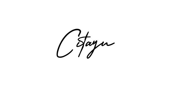 Citayu stylish signature style. Best Handwritten Sign (AmerikaSignatureDemo-Regular) for my name. Handwritten Signature Collection Ideas for my name Citayu. Citayu signature style 3 images and pictures png