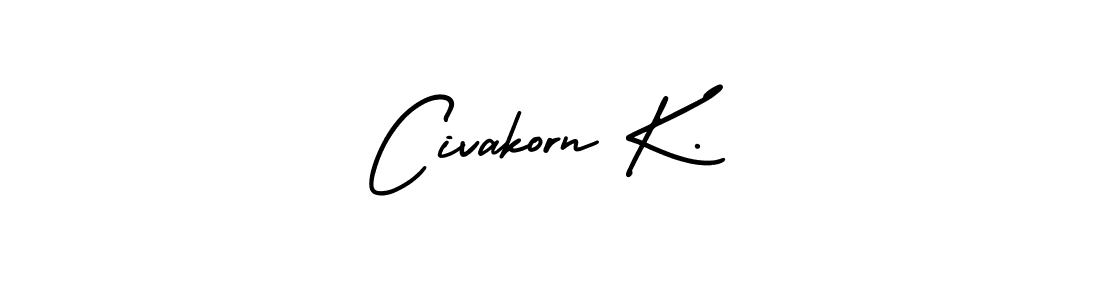 You can use this online signature creator to create a handwritten signature for the name Civakorn K.. This is the best online autograph maker. Civakorn K. signature style 3 images and pictures png