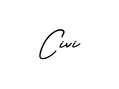 Design your own signature with our free online signature maker. With this signature software, you can create a handwritten (AmerikaSignatureDemo-Regular) signature for name Civi. Civi signature style 3 images and pictures png