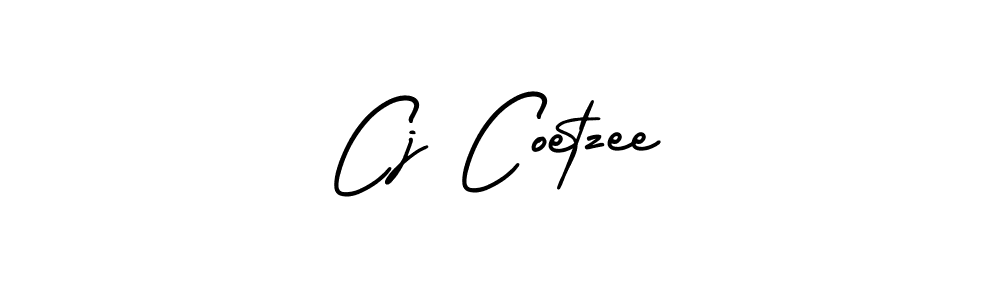 Create a beautiful signature design for name Cj Coetzee. With this signature (AmerikaSignatureDemo-Regular) fonts, you can make a handwritten signature for free. Cj Coetzee signature style 3 images and pictures png