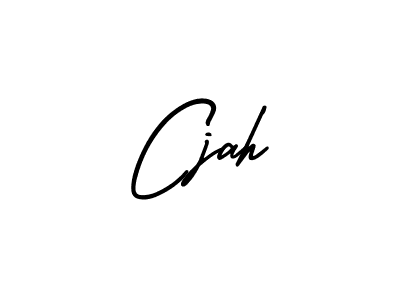 Create a beautiful signature design for name Cjah. With this signature (AmerikaSignatureDemo-Regular) fonts, you can make a handwritten signature for free. Cjah signature style 3 images and pictures png