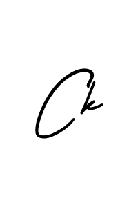 It looks lik you need a new signature style for name Ck. Design unique handwritten (AmerikaSignatureDemo-Regular) signature with our free signature maker in just a few clicks. Ck signature style 3 images and pictures png