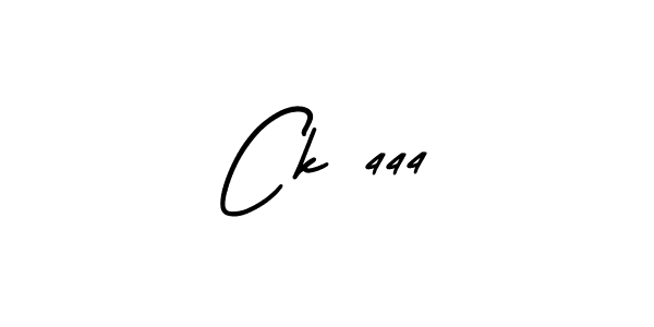 Ck 444 stylish signature style. Best Handwritten Sign (AmerikaSignatureDemo-Regular) for my name. Handwritten Signature Collection Ideas for my name Ck 444. Ck 444 signature style 3 images and pictures png