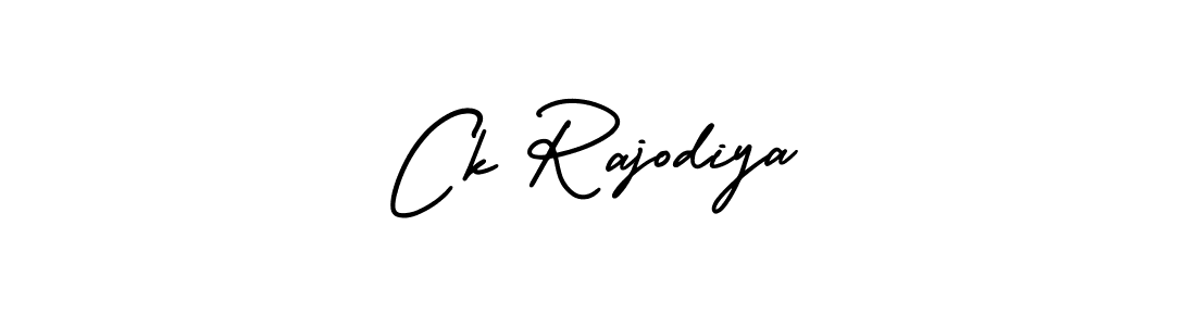 Make a beautiful signature design for name Ck Rajodiya. With this signature (AmerikaSignatureDemo-Regular) style, you can create a handwritten signature for free. Ck Rajodiya signature style 3 images and pictures png