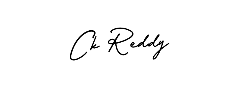 You should practise on your own different ways (AmerikaSignatureDemo-Regular) to write your name (Ck Reddy) in signature. don't let someone else do it for you. Ck Reddy signature style 3 images and pictures png