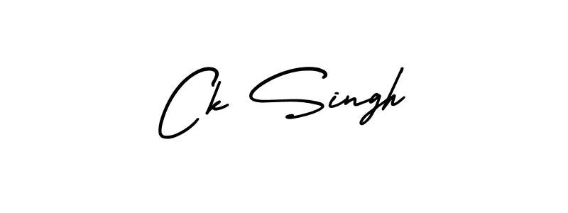 Create a beautiful signature design for name Ck Singh. With this signature (AmerikaSignatureDemo-Regular) fonts, you can make a handwritten signature for free. Ck Singh signature style 3 images and pictures png