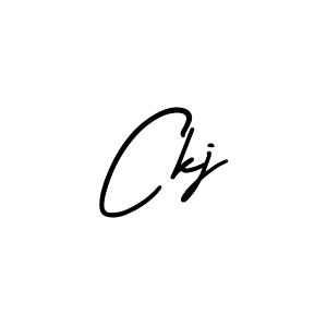Design your own signature with our free online signature maker. With this signature software, you can create a handwritten (AmerikaSignatureDemo-Regular) signature for name Ckj. Ckj signature style 3 images and pictures png