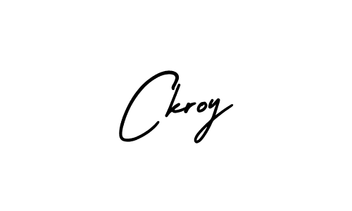 Make a beautiful signature design for name Ckroy. With this signature (AmerikaSignatureDemo-Regular) style, you can create a handwritten signature for free. Ckroy signature style 3 images and pictures png