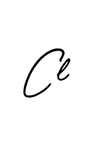 Cl stylish signature style. Best Handwritten Sign (AmerikaSignatureDemo-Regular) for my name. Handwritten Signature Collection Ideas for my name Cl. Cl signature style 3 images and pictures png