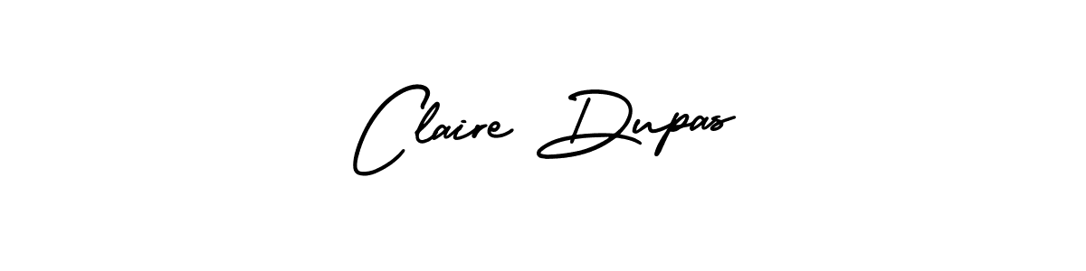 You should practise on your own different ways (AmerikaSignatureDemo-Regular) to write your name (Claire Dupas) in signature. don't let someone else do it for you. Claire Dupas signature style 3 images and pictures png