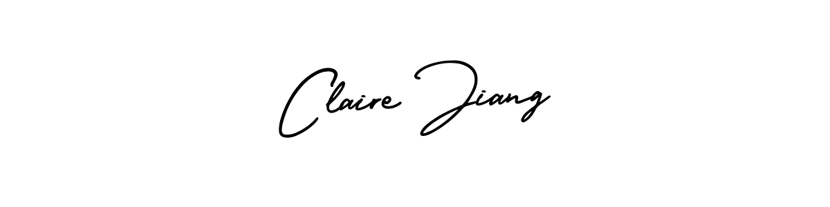 How to Draw Claire Jiang signature style? AmerikaSignatureDemo-Regular is a latest design signature styles for name Claire Jiang. Claire Jiang signature style 3 images and pictures png