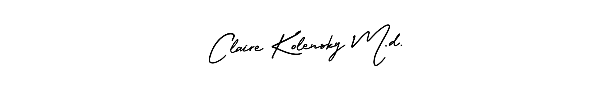 Make a beautiful signature design for name Claire Kolensky M.d.. With this signature (AmerikaSignatureDemo-Regular) style, you can create a handwritten signature for free. Claire Kolensky M.d. signature style 3 images and pictures png