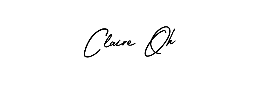 How to Draw Claire Oh signature style? AmerikaSignatureDemo-Regular is a latest design signature styles for name Claire Oh. Claire Oh signature style 3 images and pictures png