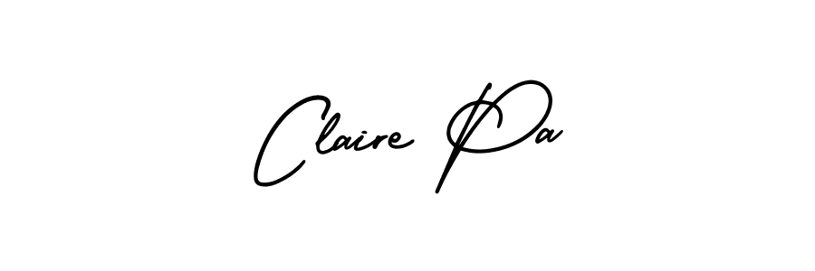 Make a beautiful signature design for name Claire Pa. With this signature (AmerikaSignatureDemo-Regular) style, you can create a handwritten signature for free. Claire Pa signature style 3 images and pictures png