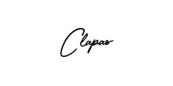 It looks lik you need a new signature style for name Clapas. Design unique handwritten (AmerikaSignatureDemo-Regular) signature with our free signature maker in just a few clicks. Clapas signature style 3 images and pictures png