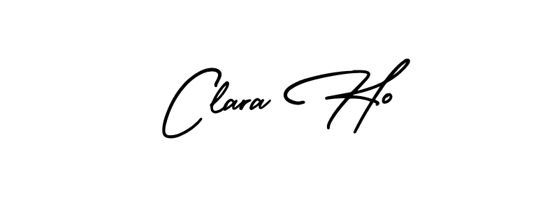 How to make Clara Ho name signature. Use AmerikaSignatureDemo-Regular style for creating short signs online. This is the latest handwritten sign. Clara Ho signature style 3 images and pictures png