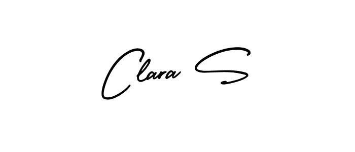 Make a beautiful signature design for name Clara S. Use this online signature maker to create a handwritten signature for free. Clara S signature style 3 images and pictures png