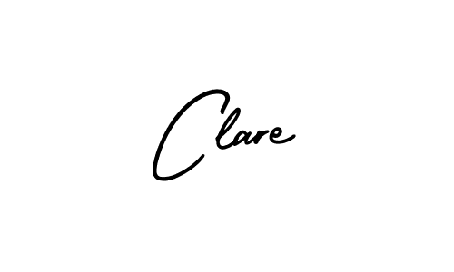 Clare stylish signature style. Best Handwritten Sign (AmerikaSignatureDemo-Regular) for my name. Handwritten Signature Collection Ideas for my name Clare. Clare signature style 3 images and pictures png