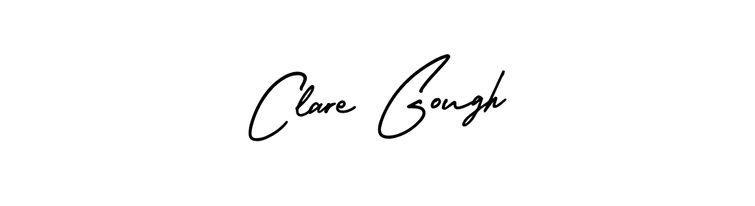Clare Gough stylish signature style. Best Handwritten Sign (AmerikaSignatureDemo-Regular) for my name. Handwritten Signature Collection Ideas for my name Clare Gough. Clare Gough signature style 3 images and pictures png