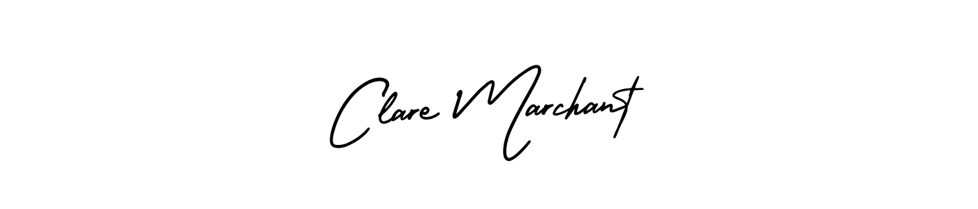 How to make Clare Marchant name signature. Use AmerikaSignatureDemo-Regular style for creating short signs online. This is the latest handwritten sign. Clare Marchant signature style 3 images and pictures png