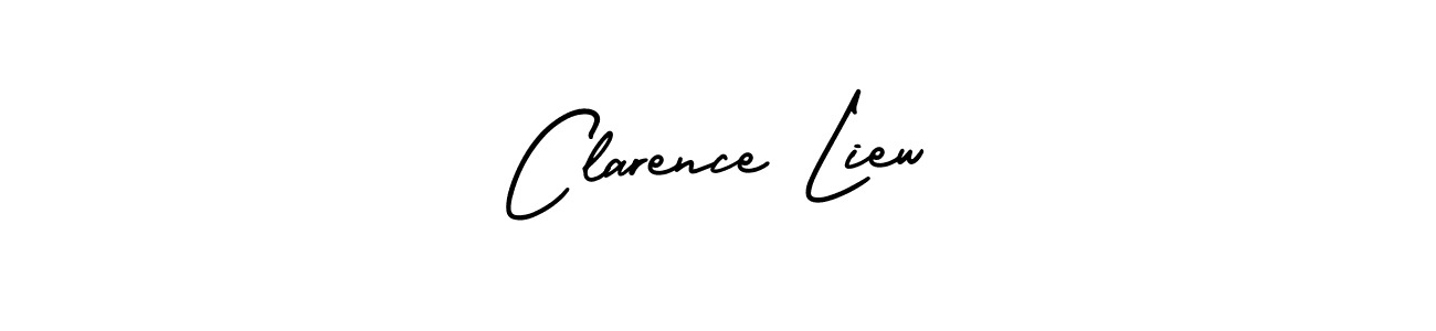 This is the best signature style for the Clarence Liew name. Also you like these signature font (AmerikaSignatureDemo-Regular). Mix name signature. Clarence Liew signature style 3 images and pictures png