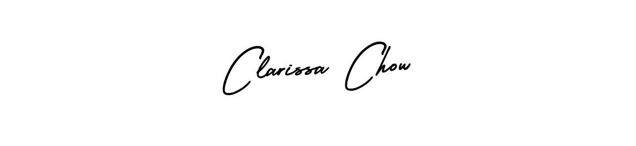 Best and Professional Signature Style for Clarissa Chow. AmerikaSignatureDemo-Regular Best Signature Style Collection. Clarissa Chow signature style 3 images and pictures png