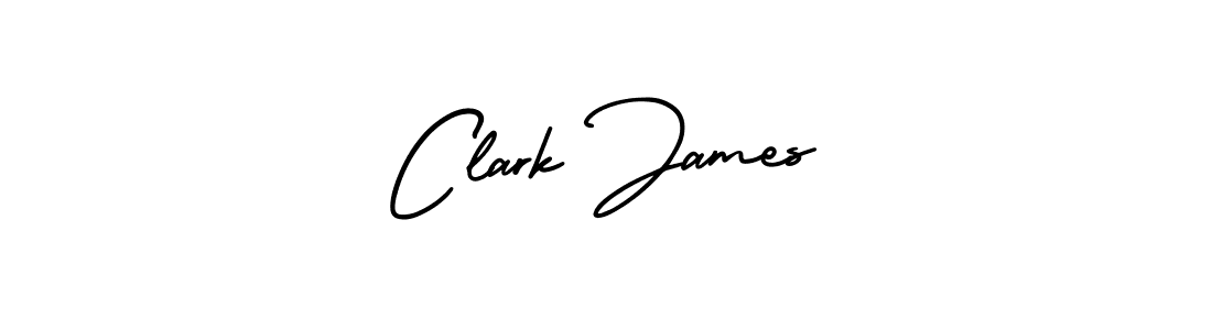 Clark James stylish signature style. Best Handwritten Sign (AmerikaSignatureDemo-Regular) for my name. Handwritten Signature Collection Ideas for my name Clark James. Clark James signature style 3 images and pictures png