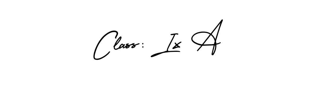 if you are searching for the best signature style for your name Class: Ix A. so please give up your signature search. here we have designed multiple signature styles  using AmerikaSignatureDemo-Regular. Class: Ix A signature style 3 images and pictures png