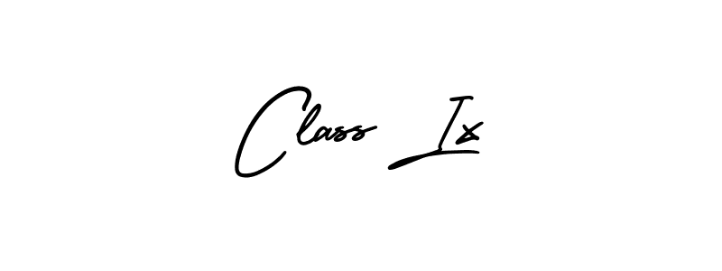 Design your own signature with our free online signature maker. With this signature software, you can create a handwritten (AmerikaSignatureDemo-Regular) signature for name Class Ix. Class Ix signature style 3 images and pictures png