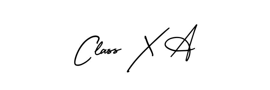 This is the best signature style for the Class X A name. Also you like these signature font (AmerikaSignatureDemo-Regular). Mix name signature. Class X A signature style 3 images and pictures png