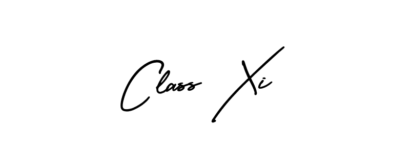 Class Xi stylish signature style. Best Handwritten Sign (AmerikaSignatureDemo-Regular) for my name. Handwritten Signature Collection Ideas for my name Class Xi. Class Xi signature style 3 images and pictures png