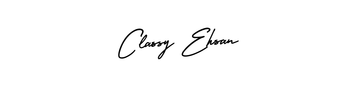Design your own signature with our free online signature maker. With this signature software, you can create a handwritten (AmerikaSignatureDemo-Regular) signature for name Classy Ehsan. Classy Ehsan signature style 3 images and pictures png