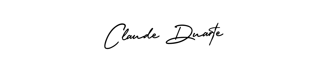 Design your own signature with our free online signature maker. With this signature software, you can create a handwritten (AmerikaSignatureDemo-Regular) signature for name Claude Duarte. Claude Duarte signature style 3 images and pictures png